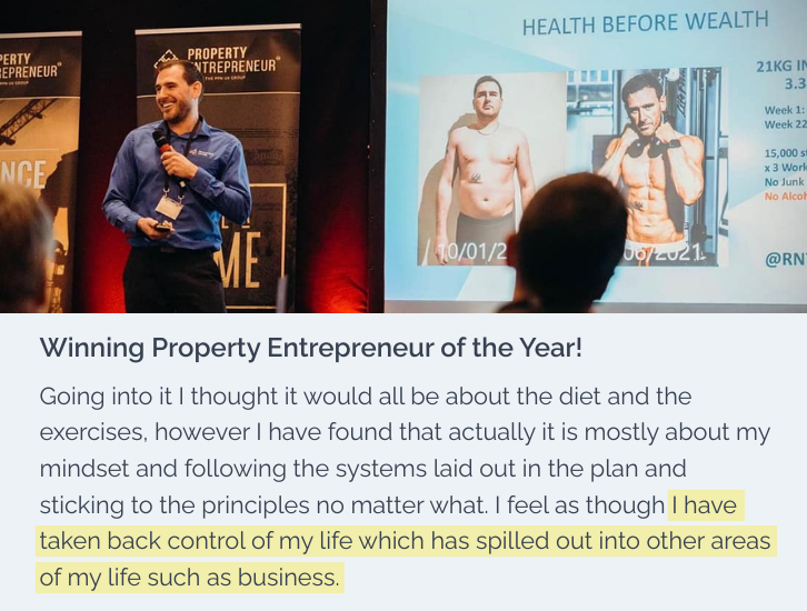 Fitness AND Business Success